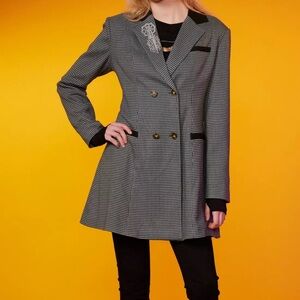 Her Universe Marvel Loki Sylvie Houndstooth‎ Coat Hot Topic
